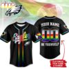 Custom Name Number Philadelphia Eagles NFL Pride Month Baseball Jersey Shirt Custom Name Number Philadelphia Eagles NFL Pride Month Baseball Jersey Shirt