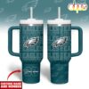 Custom Name Number Philadelphia Eagles NFL Team Spirit Tumbler 40oz