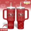 Custom Name Number San Francisco 49ers NFL Team Spirit Tumbler 40oz