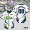 Custom Name Number Seattle Seahawks NFL Game Day Ready Baseball Jersey Shirt Custom Name Number Seattle Seahawks NFL Game Day Ready Baseball Jersey Shirt