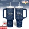 Custom Name Number Seattle Seahawks NFL Team Spirit Tumbler 40oz