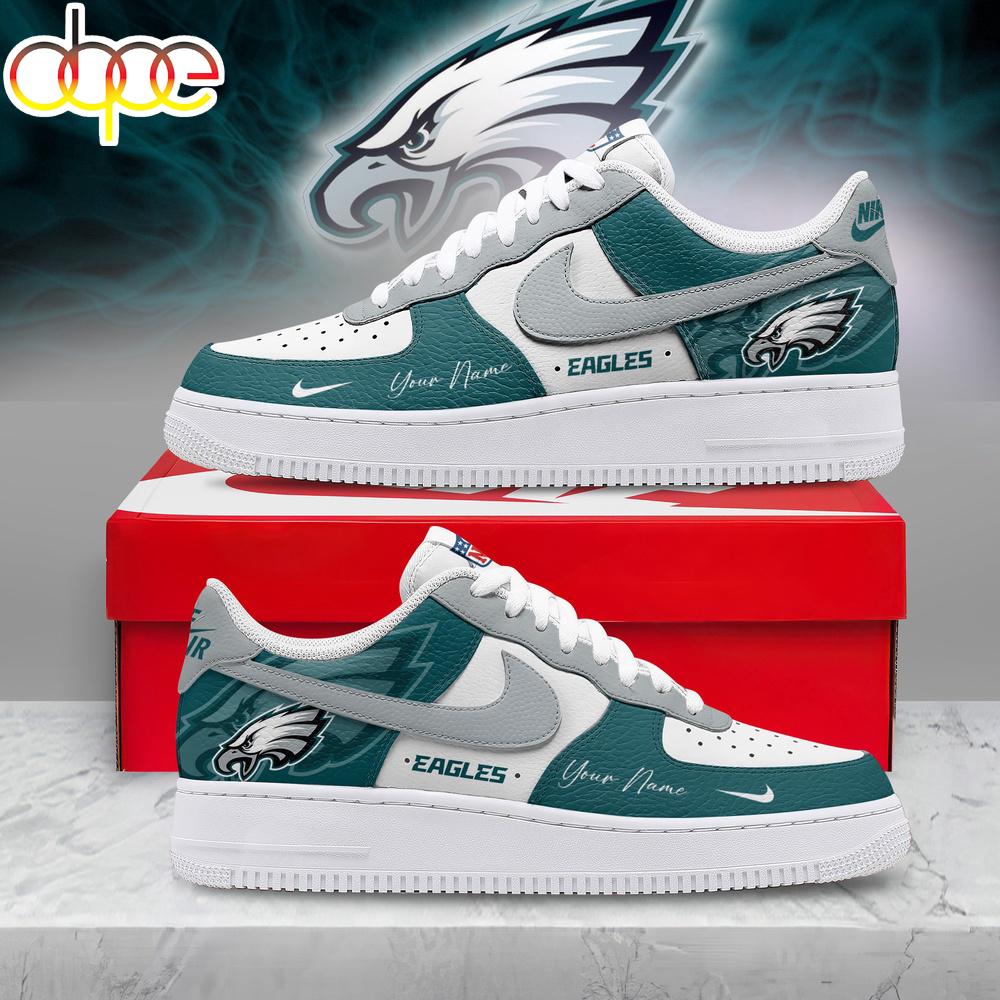 Custom Name Philadelphia Eagles NFL Victory Pride Air Force 1 Shoes
