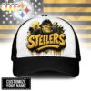 Custom Name Pittsburgh Steelers NFL Graffiti Team Baseball Cap Custom Name Pittsburgh Steelers NFL Graffiti Team Baseball Cap