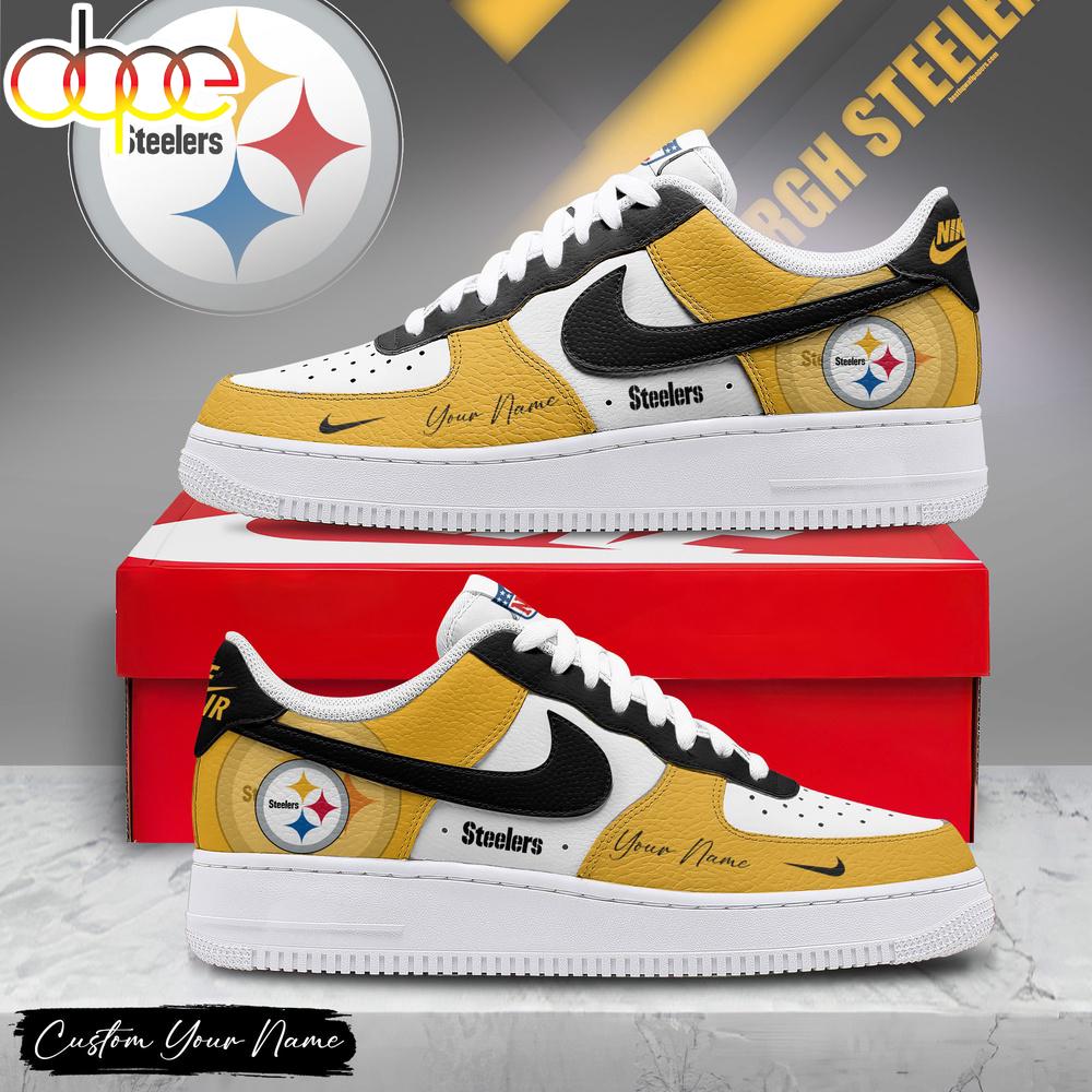 Custom Name Pittsburgh Steelers NFL Victory Pride Air Force 1 Shoes