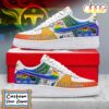 Custom Name Tennessee Titans NFL Team Air Force 1 Shoes For Fans