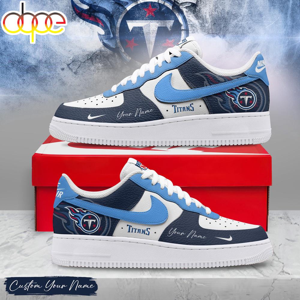 Custom Name Tennessee Titans NFL Victory Pride Air Force 1 Shoes