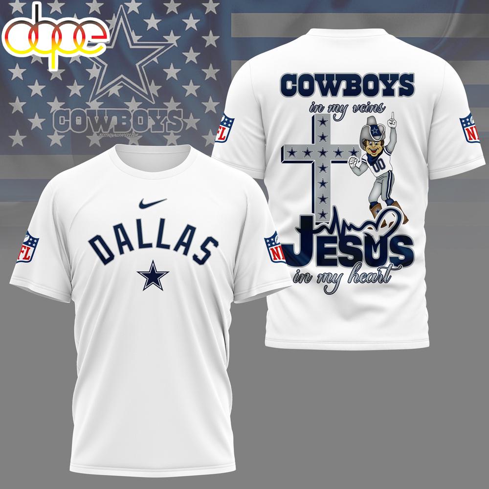 Dallas Cowboys Faith & Football 3D T-Shirt