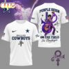 Dallas Cowboys NFL Prince Purple Reign Football 3D T-Shirt For Fans