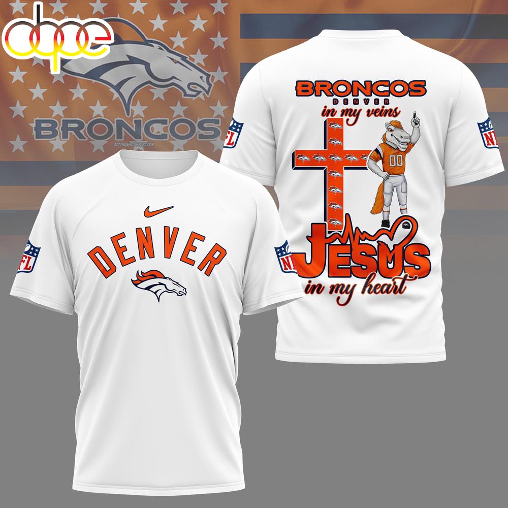Denver Broncos Faith & Football 3D T-Shirt
