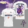 Denver Broncos NFL Prince Purple Reign Football 3D T-Shirt For Fans Denver Broncos NFL Prince Purple Reign Football 3D T-Shirt For Fans