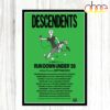 Descendents Run Down Under 2026 Poster Canvas Descendents Run Down Under 2026 Poster Canvas