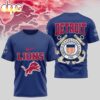Detroit Lions United States Coast Guard 3D T-Shirt