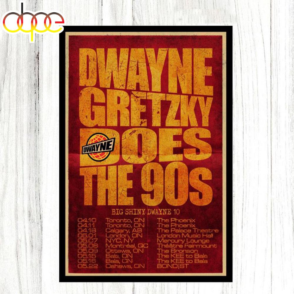 Dwayne Gretzky April & May 2026 Poster Canvas