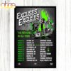 Excuses Excuses The Nothing At All Tour March 2026 Poster Canvas