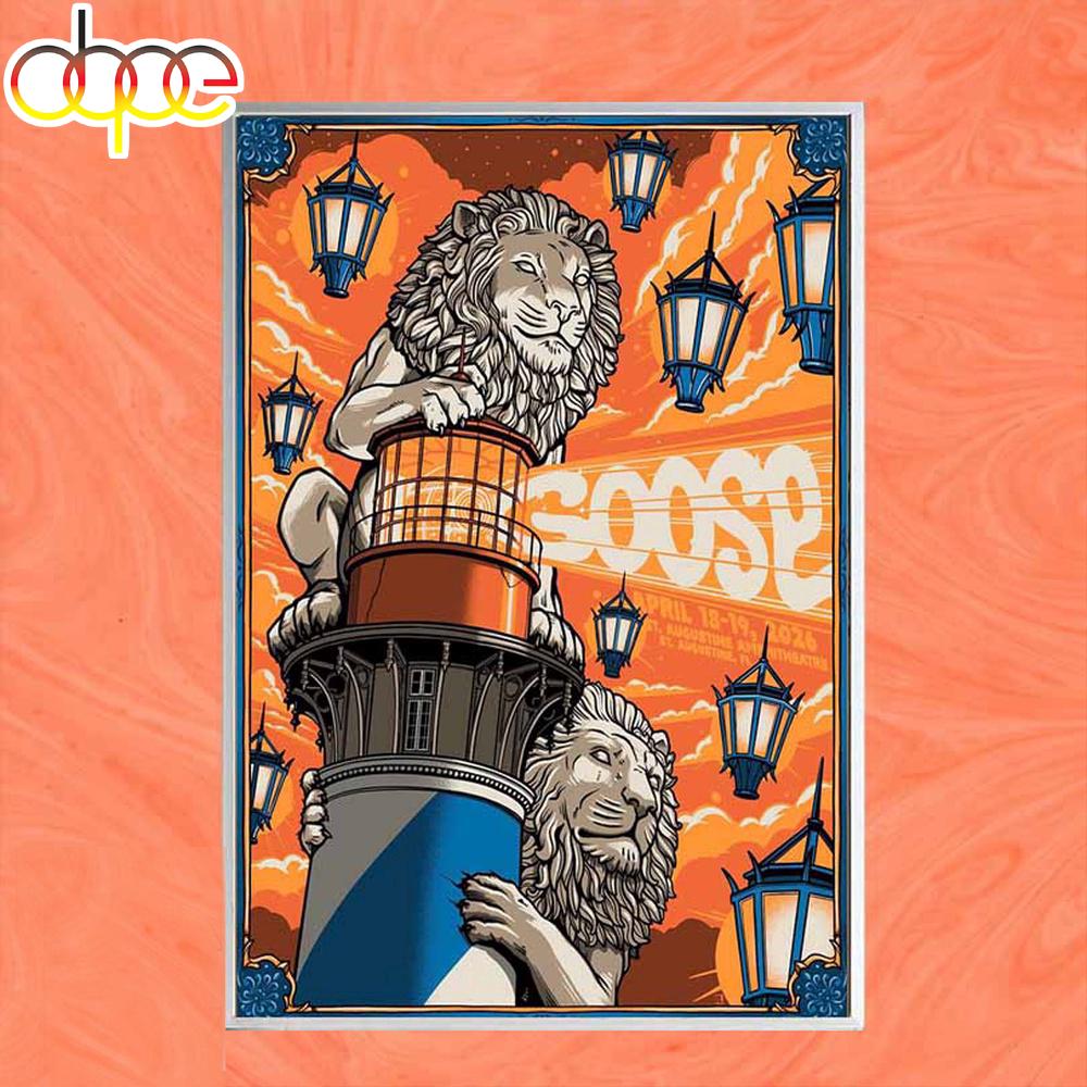 Goose April 18-19 2026 St. Augustine, FL Show Poster Canvas