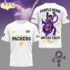 Green Bay Packers NFL Prince Purple Reign Football 3D T-Shirt For Fans Green Bay Packers NFL Prince Purple Reign Football 3D T-Shirt For Fans