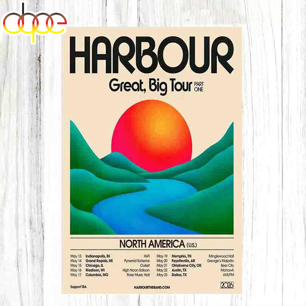 Harbour Great Big Tour Part One Poster Canvas