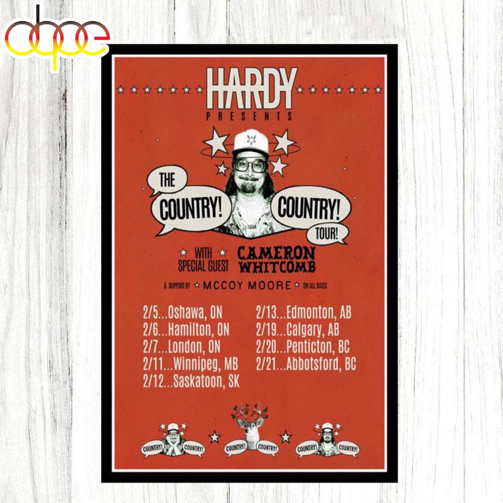 Hardy February 2026 Poster Canvas