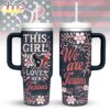 Houston Texans Let's Go Tumbler 40Oz With Handle Houston Texans Let's Go Tumbler 40Oz With Handle