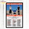 Joey Valence & Brae Hyperyouth Tour 2026 Poster Canvas
