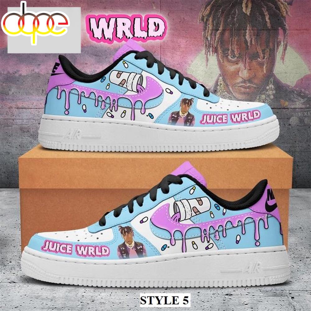 Juice WRLD Music Air Force 1 Shoes Gift For Fans