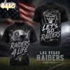 Las Vegas Raiders NFL Fan For Life 3D T-Shirt Las Vegas Raiders NFL Fan For Life 3D T-Shirt