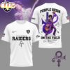 Las Vegas Raiders NFL Prince Purple Reign Football 3D T-Shirt For Fans