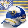 Los Angeles Rams NFL Grunge Style Team Baseball Cap Los Angeles Rams NFL Grunge Style Team Baseball Cap