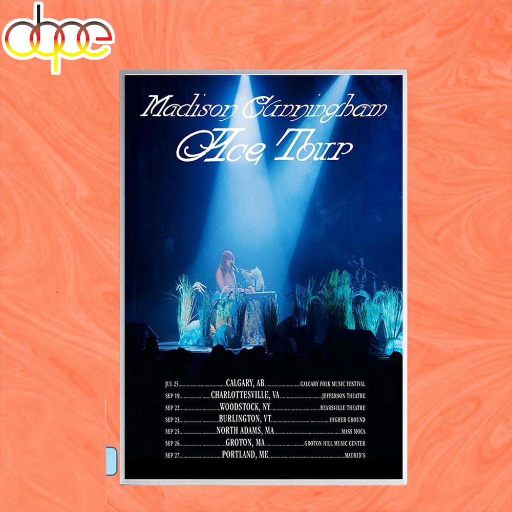 Madison Cunningham Tour Sep 2026 Poster Canvas