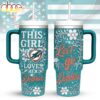 Miami Dolphins Let's Go Tumbler 40Oz With Handle