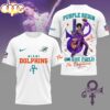 Miami Dolphins NFL Prince Purple Reign Football 3D T-Shirt For Fans Miami Dolphins NFL Prince Purple Reign Football 3D T-Shirt For Fans