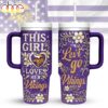 Minnesota Vikings Let's Go Tumbler 40Oz With Handle