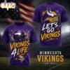 Minnesota Vikings NFL Fan For Life 3D T-Shirt