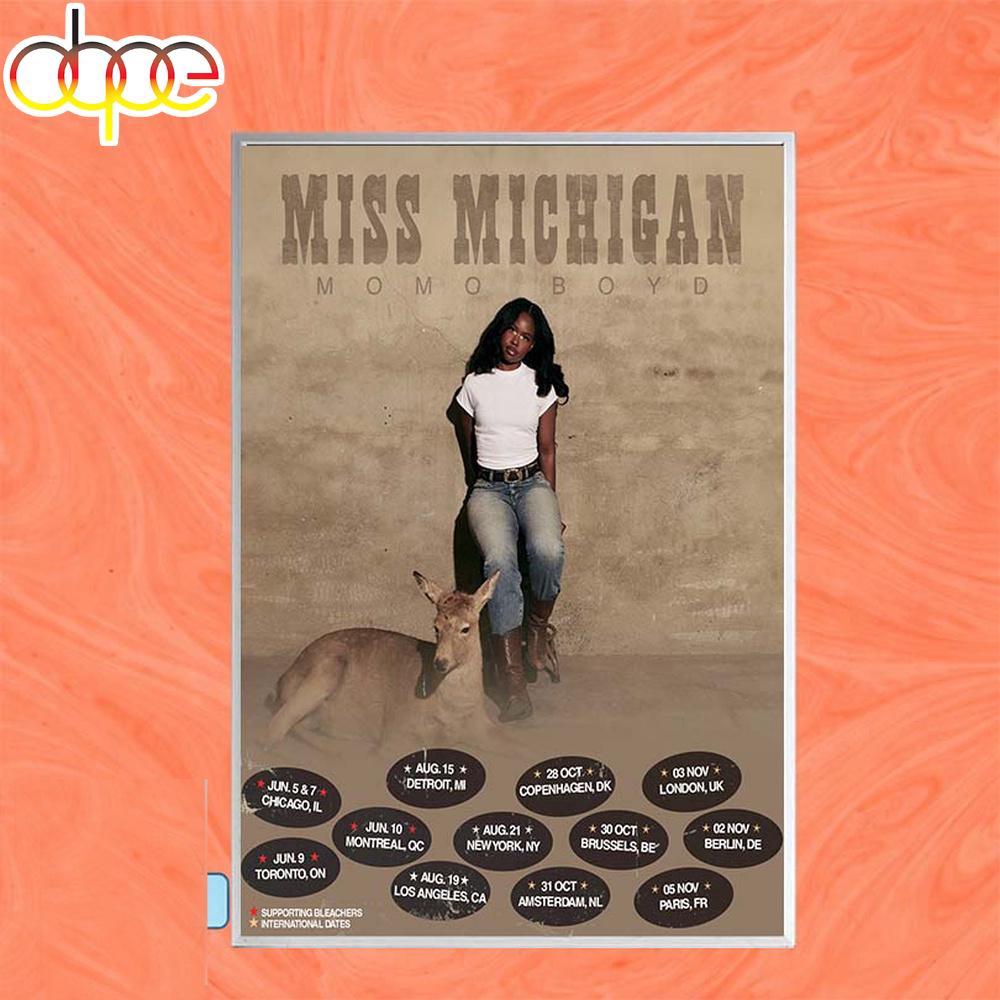 MISS MICHIGAN IS GOING ON TOUR 2026 MOMO NEW Poster Canvas