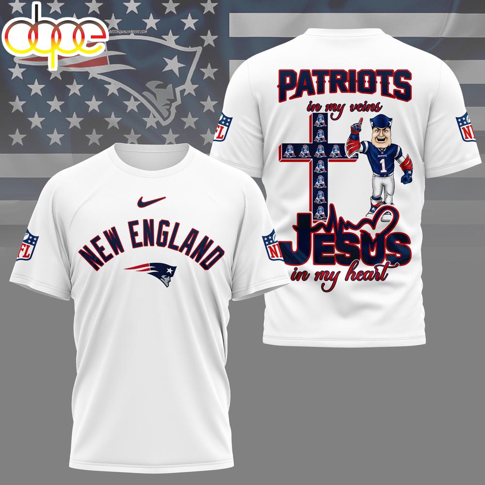 New England Patriots Faith & Football 3D T-Shirt