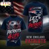 New England Patriots NFL Fan For Life 3D T-Shirt
