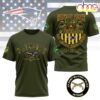 New England Patriots US Army Military Police Veteran 3D T-Shirt