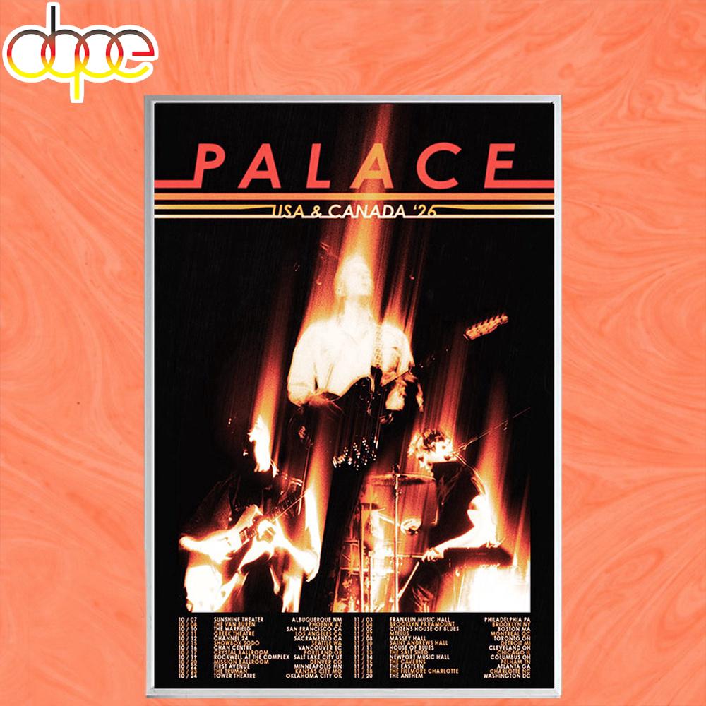 PALACE USA Canada Poster Tour 2026 New -