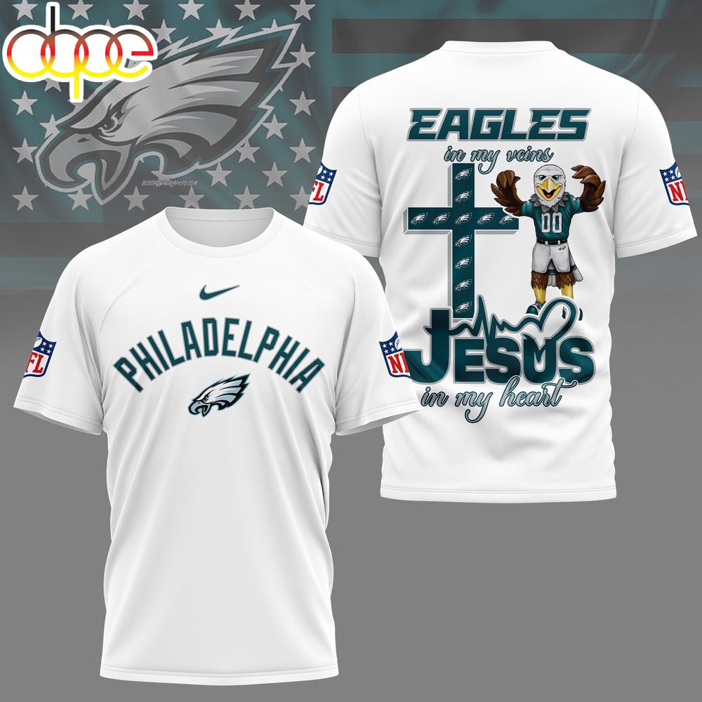 Philadelphia Eagles Faith & Football 3D T-Shirt