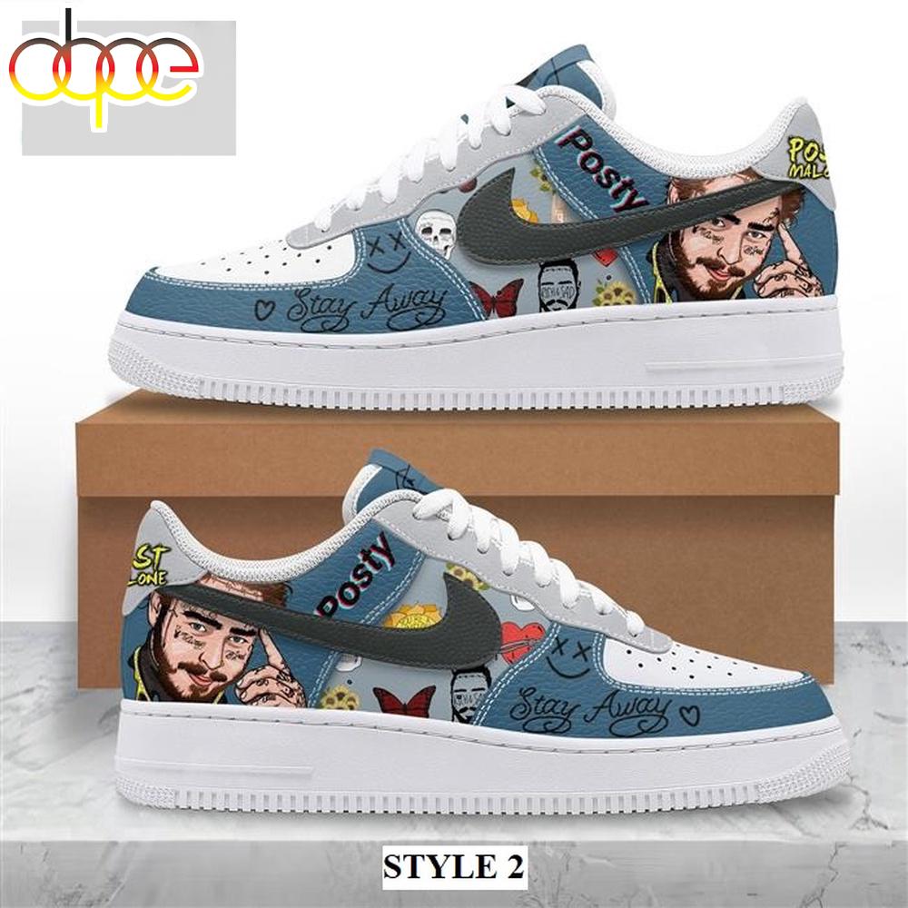 Post Malone Music Air Force 1 Shoes For Fans