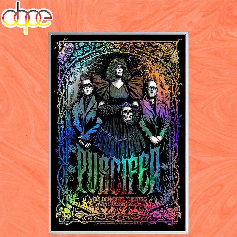 Puscifer May 11 2026 Live Golden Gate Theatre San Francisco Poster Canvas