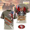 San Francisco 49ers NFL Proud U.S. Veteran 3D T-Shirt San Francisco 49ers NFL Proud U.S. Veteran 3D T-Shirt
