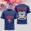 San Francisco 49ers United States Coast Guard 3D T-Shirt San Francisco 49ers United States Coast Guard 3D T-Shirt