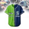 Seattle Seahawks - Seattle Mariners Baseball Jersey Shirt