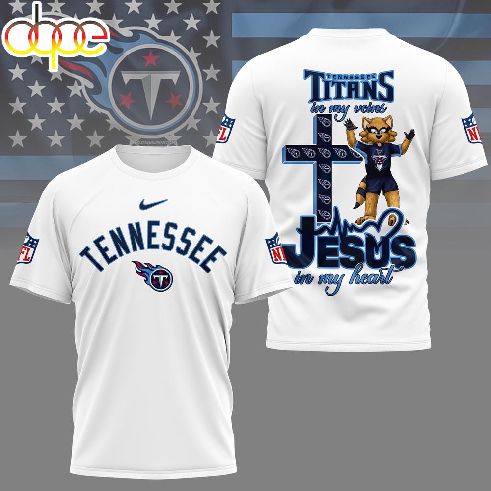 Tennessee Titans Faith & Football 3D T-Shirt