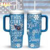Tennessee Titans Let's Go Tumbler 40Oz With Handle