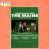 The Maine World Tour 2026 Poster Canvas The Maine World Tour 2026 Poster Canvas