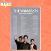 The Wombats Fall Tour 2026 Poster Canvas The Wombats Fall Tour 2026 Poster Canvas