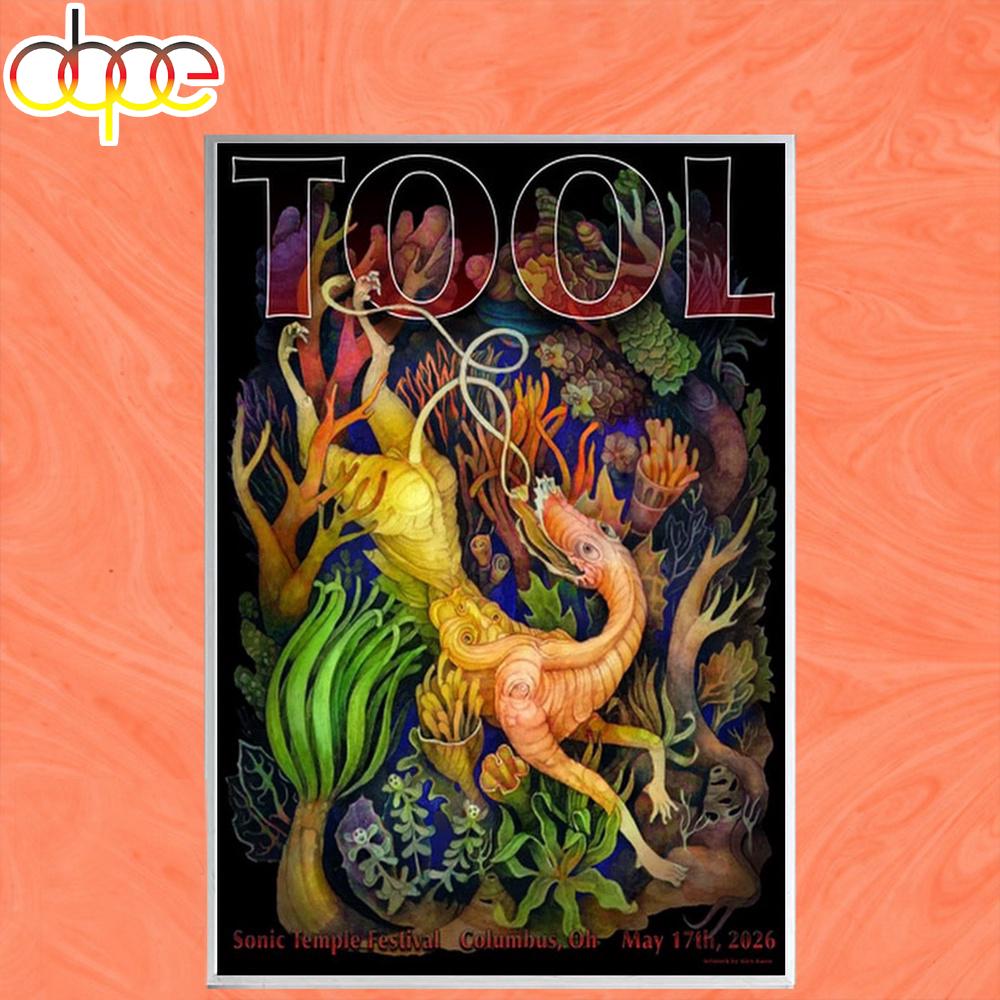 Tool Columbus OH Tour May 17 2026 Poster Canvas Tool Columbus OH Tour May 17 2026 Poster Canvas