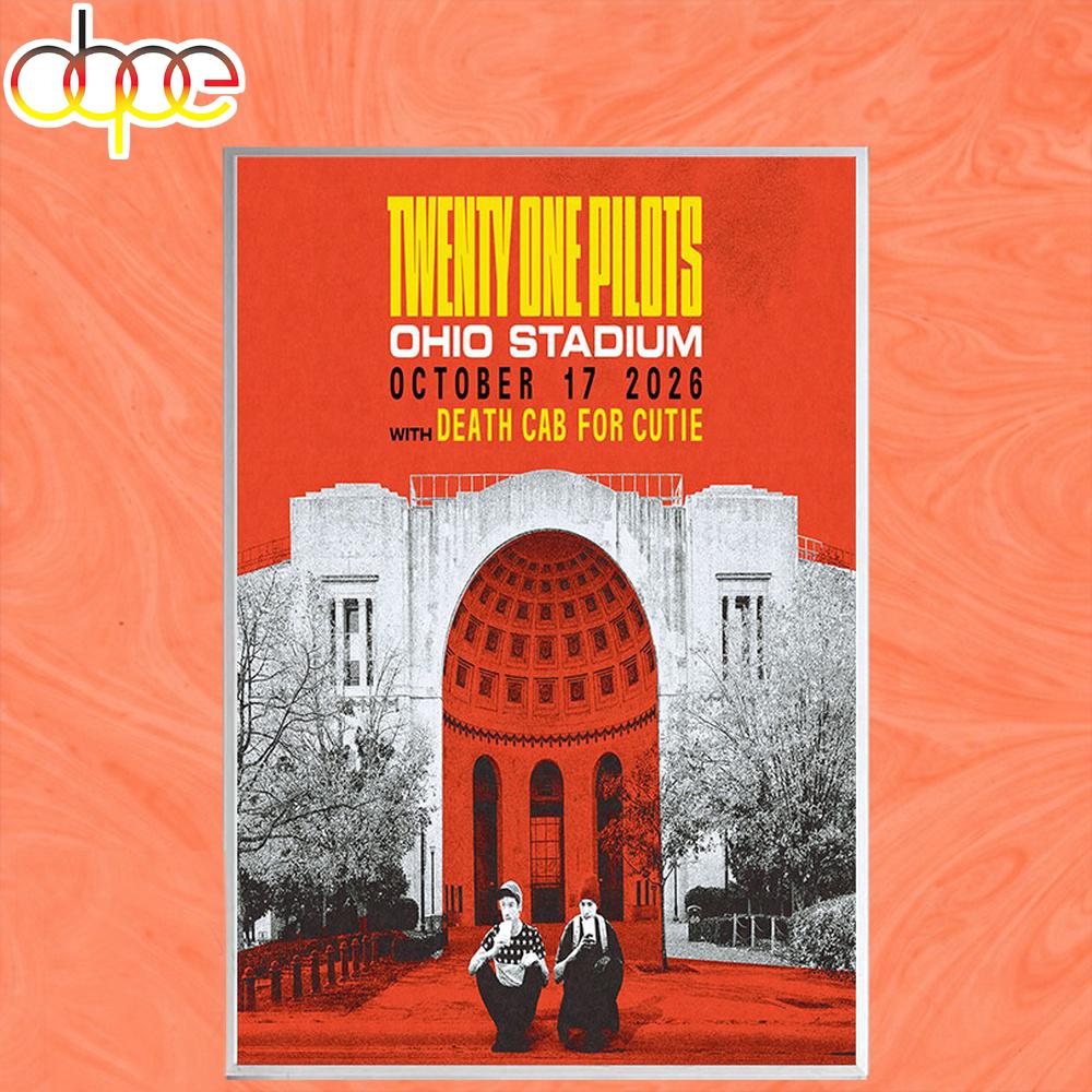 Twenty One Pilots Ohio Stadium Columbus Show Oct 17 2026 Poster Canvas Twenty One Pilots Ohio Stadium Columbus Show Oct 17 2026 Poster Canvas